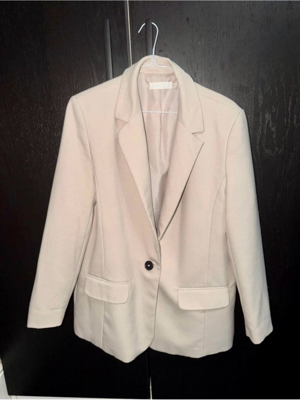 Primark Cream Single-Button Tailored Blazer